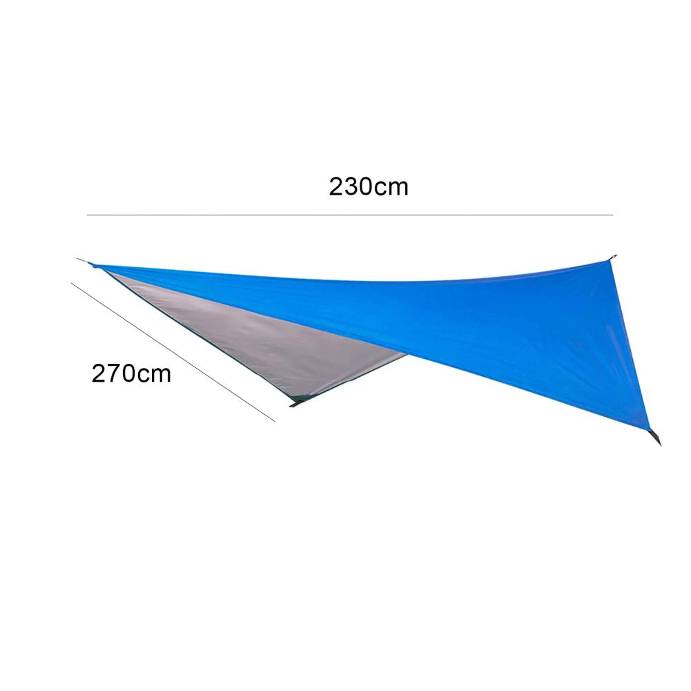Cheap Goat Tents Tent Outdoor Ultralight Tarp Camping Survival Sun Shelter Polyester Rain Fly Hammock Tarp Cover Outdoor Camping Accessories